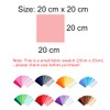 21Pcs Square Twill Cotton Fabric Solid Color Cotton Fabric for