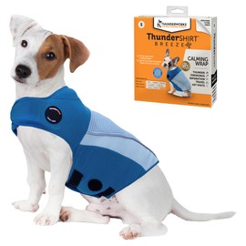 ThunderShirt Breeze for Dogs, Small, Sky Blue, Extra Breathable Mesh Fabric, Dog Anxiety Relief Vest for Every Day Stress & Calming During Thunder Storms and Fireworks