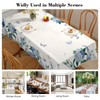 iEvery Hydrangea Flowers Tablecloth Rectangular Wipe Clean Table Cloth Polyester