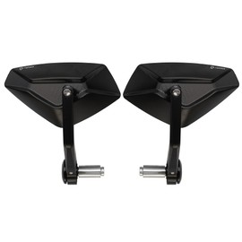 FENRIR Motorcycle Handlebar Bar End Mirror CNC Aluminum Black Cafe Racer Anti-vibration Anti-glare Large field of view universal 7/8" 22MM For Sport Naked Street Bike Cruiser Scooter