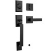 LOQRON Front Door Handleset Heavy Duty Door Handle and Deadbolt