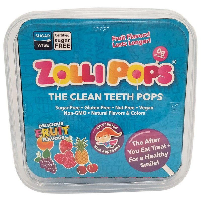 Zollipops Clean Teeth Pops, Anti Cavity Lollipops, Delicious Assorted Flavors,