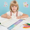 30cm Gradient Colored Bendy Ruler Shatterproof Straight Edge Soft Bendable