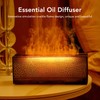 Flame Diffuser Create Warm Vibe Simulated Crack Multicolor Desktop Aromatherapy