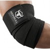 Elbow Wraps for Weightlifting (1 Pair) - 50" Elastic Elbow