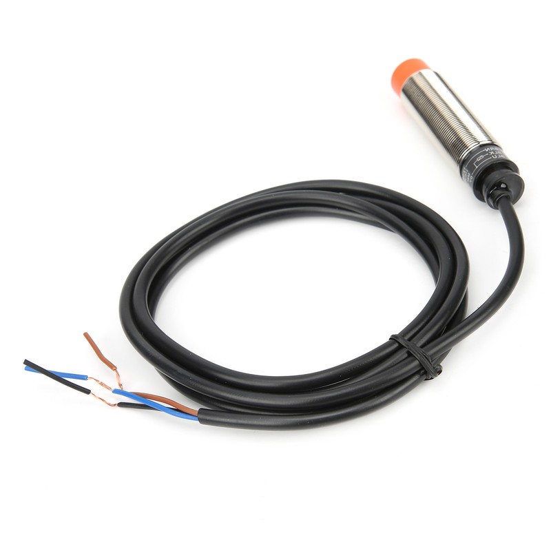 BERM Proximity Switch 3‑Wire NC Cylindrical Detection Sensor PRL18-8DP2 10-30VDC