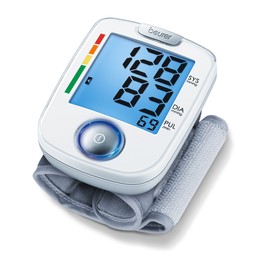 Beurer BC 44 Wrist Blood Pressure Monitor with Comfortable One-Button Operation for Easy, Fully Automatic Blood Pressure and Pulse Measurement on the Wrist | Pack of 1