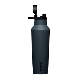Corkcicle Insulated Canteen Travel Water Bottle, Triple Insulated Stainless Steel, Easy Grip Straw Mouth, Keeps Beverages Cold for 25 Hours or Warm for 12 Hours, 20 oz, Rucksack