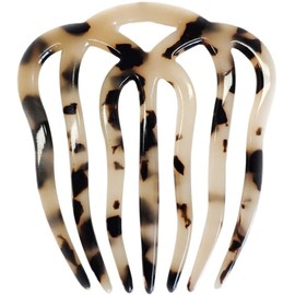 French Twist Hair Side Comb Hollow Out Wavy 7 Teeth Acetate Tortoise Hairpin Hair Combs For Women Accessories Wedding