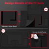 Zettum Outdoor TV Cover 75 Inch – 600D Waterproof Weatherproof