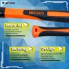 WEDO Nylon Hammer,Brass Dual Head Nylon Rubber Hammer,650g Brass Hammer