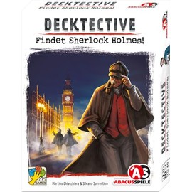 ABACUSSPIELE 38242 Decktective Finding Sherlock Holmes! Cooperative Crime Game Card Game
