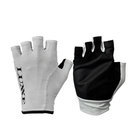 Gamakatsu Luxe TEOTECT Short Finger Gloves #3 Ice Gray L LE7002
