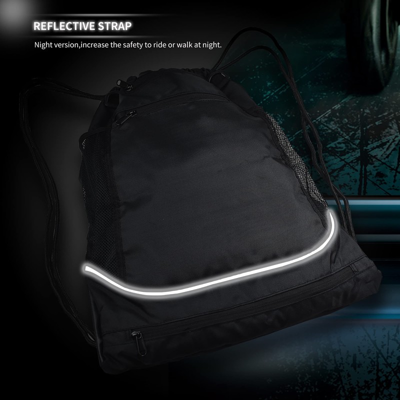 ELCYCO Motorcycle Helmet Backpack Bag With Large Cargo Net,Lightweight Storage