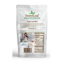 SweetLeaf Organic Better Than Sugar Sweetener - Sugar Substitute with Stevia & Erythritol, Use for Frosting, Baking, or Coffee, Natural Powdered Sugar Alternative, Keto Friendly, Zero Calorie - 14 Oz