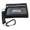 Lorenz Mens Slim Canvas Sports Wallet with Belt Hook -