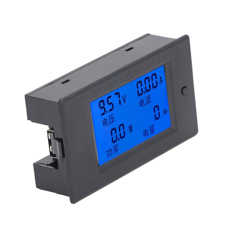 Battery Monitor Meter DC Digital Voltmeter Ammeter Power Meter for