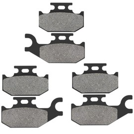 AHL Front and Rear Brake Pads for BOMBARDIER Outlander 330 HO 2004-2005 / Outlander 400 2003-2006 / Outlander 800 2006 / Outlander 650 4x4 All models 2006