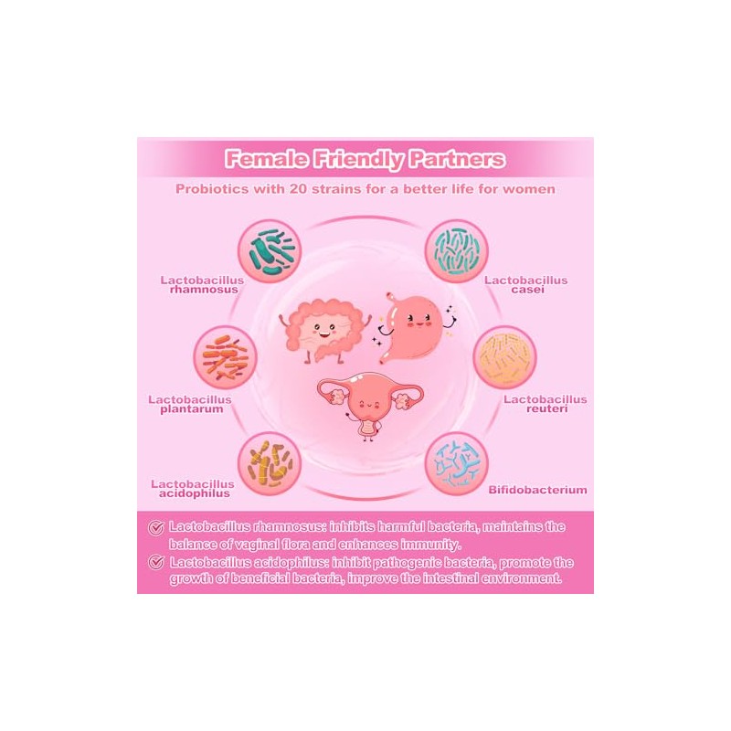 KFG Women's Probiotic Powder with 100 Billion CFUs & Organic