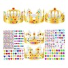 100pcs Coronas Carton Fiesta Cotillones Batucadas Rey Corona