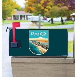 Ocean City Maryland Design A Souvenir Magnetic Mailbox Cover