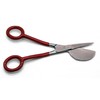 10× Duckbill Red Scissors 6" Stainless Steel Carpet Nipping Repair