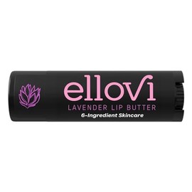 Ellovi Bálsamo Natural para Labios - Lavanda - Tan Puro que Podrías Comerlo - Hecho Solo con 6 Ingredientes Veganos - Cuidado Hidratante para Labios  