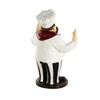 Deco 79 Polystone Chef Sculpture with 2 Wine Holder Slots,