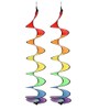 QoFina SQ0J Rainbow Rotating Wind Bar, Acrylic, Colourful