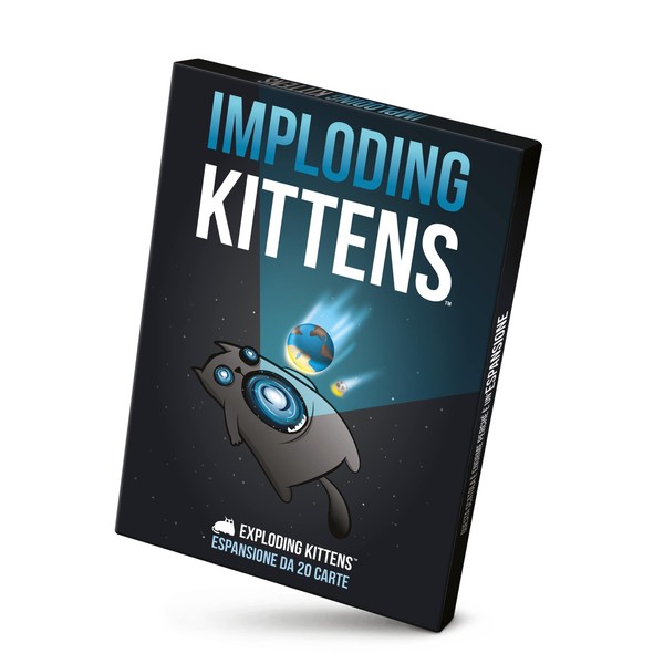 Asmodee - Imploding Kittens - Espansione Gioco di Carte Exploding Kittens, Edizione in Italiano