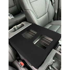 Car Console Covers Plus Hand Made in USA Designed for Toyota Tundra 2022-2026 Neoprene Auto Armrest Center Console Cover Protector Black