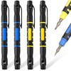 2 Pcs Screwdriver Portable 4 in 1 Screwdriver Robust Doubled