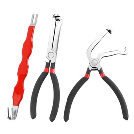 3PCS Electrical Disconnect Pliers for Cars,3 Type Multi-Purpose Electrical Connector Pliers Set Disconnects Connectors/Hose/Sensor/Injectors,Universal Automotive Electricals Tools