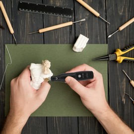 Mini Cordless Rotary Tool, Mini Electric Grinder 5-Speed 8000rpm to 16000rpm Rotary Tool Kit Drill Polishing Kit with 40 Accessories, Mini Angle Grinder for Sanding, Polishing, Drilling, Engraving