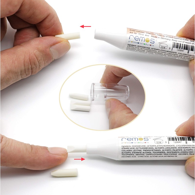 REMOS Cuticle Oil Pen with Collagen for Pushing Back &
