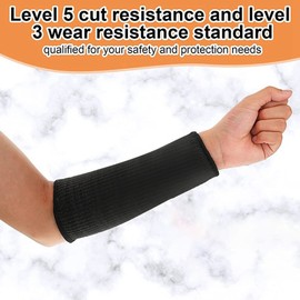 Kopinma 4 Pair Cut and Burn Resistant Sleeves Arm Protection Sleeves Forearm Protectors for Thin Skin and Bruising