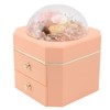 Forever Flower Double Drawer Octangle Gift Jewelry Packaging Storage Jewelry