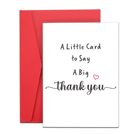 Thank You Cards for Women Men Thank You Gifts Card for Dad Mom Teacher Appreciation Card Best Friend Birthday Cards for Girls Boys Valentines Wedding Christmas Card for Adults Women Coworker Cards