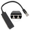 Adaptador RJ45 Cable Divisor Ethernet - 1 a 4 Puntos,