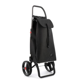 ROLSER I-Max Tweed 2 Wheel Foldable Shopping Trolley - Coral