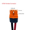 12AWG XT60i Solar Cable,2 FT XT60i Female to DC 8MM