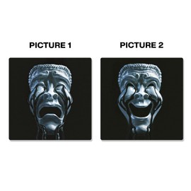 ParaBooks Scary Creepy Paranormal SCP Foundation Lenticular Sticker, SCP-035, Posessive Mask
