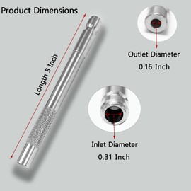 MADHUT High Pressure Long Range Chemical Nozzle for Shooter Tip Power Washer 1/4" Quick Connect Ladder Saver 304 Stainless Steel Shooter Tip For Pressure Washer Up To 6000 Psi Pressure Washing