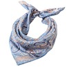 Prettystern Unisex Hand-Rolled Silk Neckerchief Silk Neckerchief for Men and