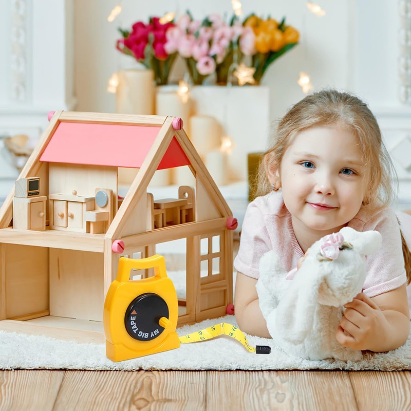 Kids Tape Measure Toy - Retractable Measuring Tape for Children,