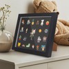 9 x11 Enamel Pin Display Frame with Glass, Shadow Box