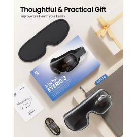 RENPHO Eyeris 3 Eye Massager - Voice Control - Improve Sleeping Quality -Heated