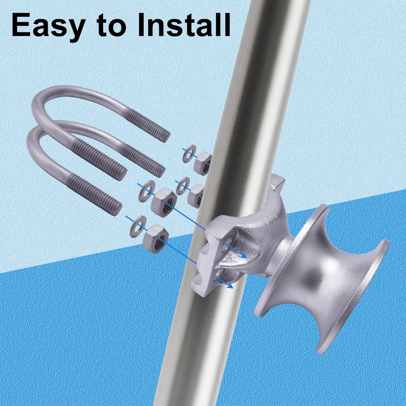 Mini Cantilever Gate Rollers – Durable Cast Steel Rolling Hardware