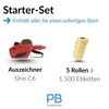 PB-Onlinehandel Price Gun Set | UNO C6 Labelling Device |