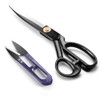 JINJIAN Fabric Scissors 22.5 cm Tailor Scissors Carbon Steel Sewing